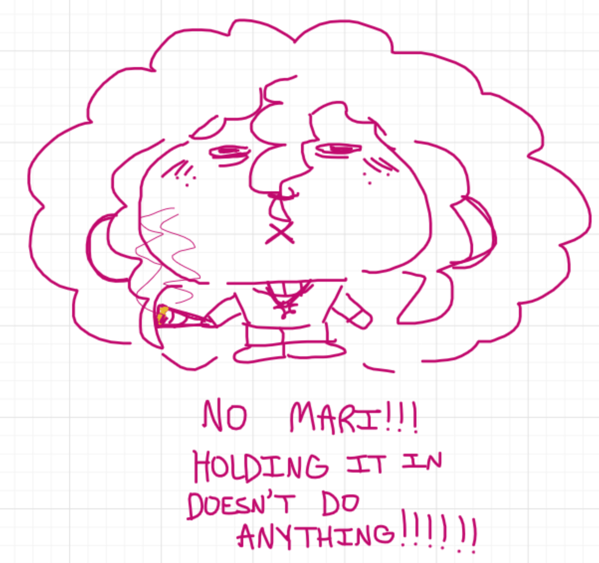 MARI YOU’RE GONNA DIE PLEASE MARI BREATHE BREATHEEE (Harmony and Horror)