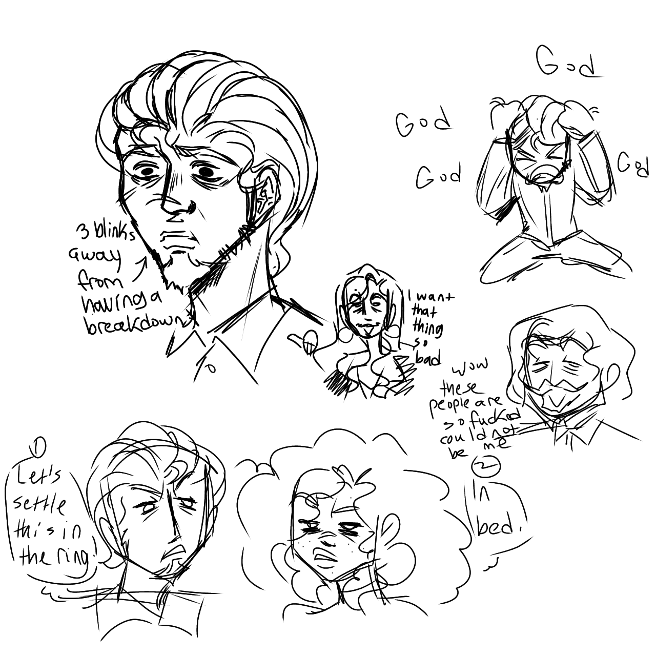 Madamemiabus/Madamudeeaaarr h&h au doodles 2 (Harmony and Horror)