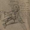 Arthur GreyWhinder/Mari Faucher doodle comic (2) (Harmony and Horror)