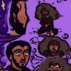 Harmony and Horror Alien au: Martin GreyWhinder/Mari Faucher doodle comic