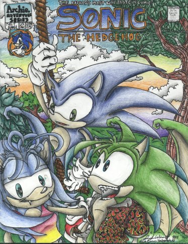 It's a Sonic Comic!!! Er...wait..no it isn't...o.O