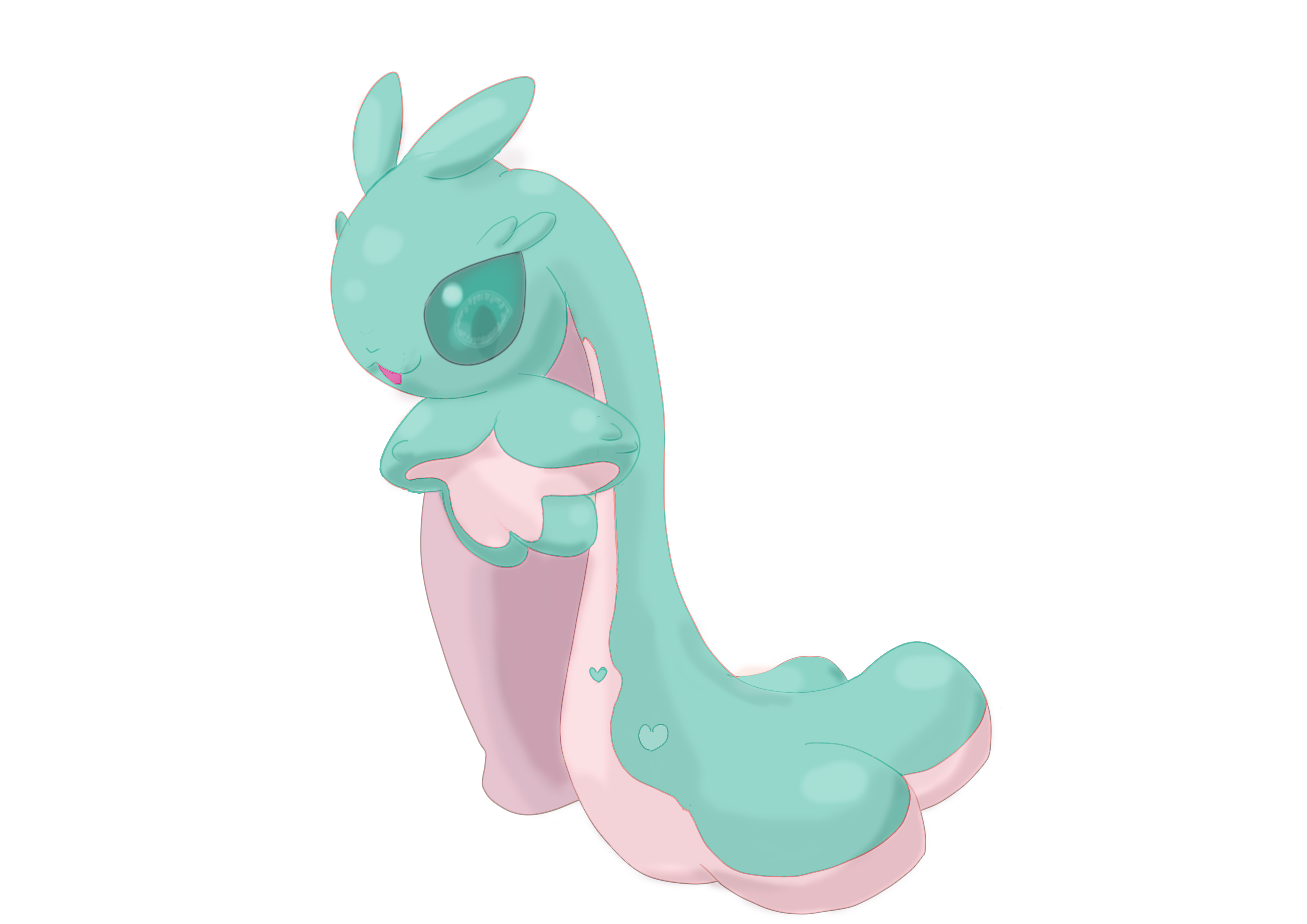 Bunnail Adoptable- sea star, green