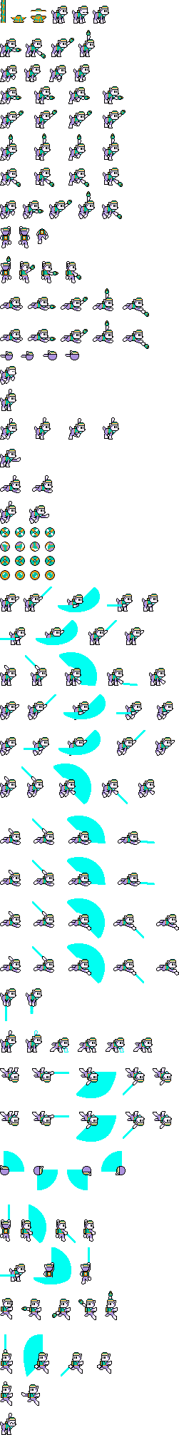 Mega Pony style Everest sprite sheet