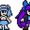 Human Form Jewelpet sprites by Darkcube095