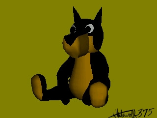 3D Doberman