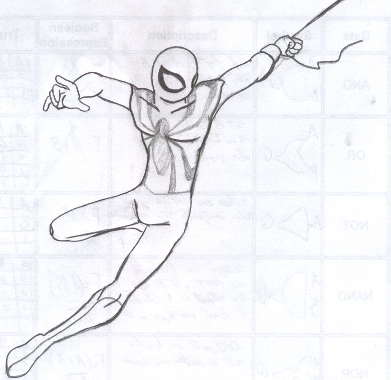 Working on Spidey image