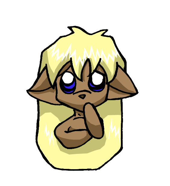 Chibi iant sad/whishing?