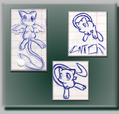 Mew Sketches