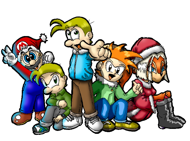 Christmas Buddies (Coloured Version)