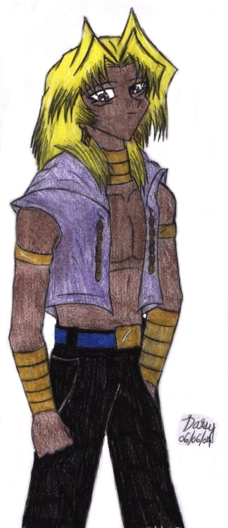 Marik with his shirt open