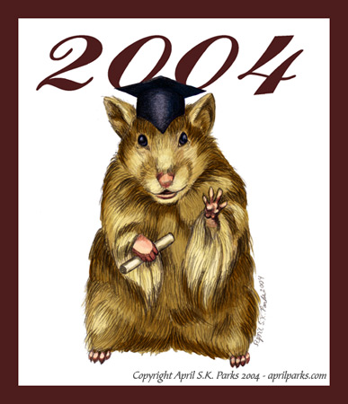 Graduation Hamster