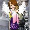 Chibi Yuna and her Tidus plushie