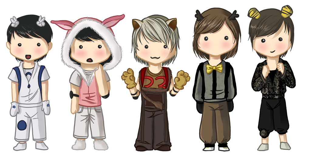 DBSK - Balloons Chibi