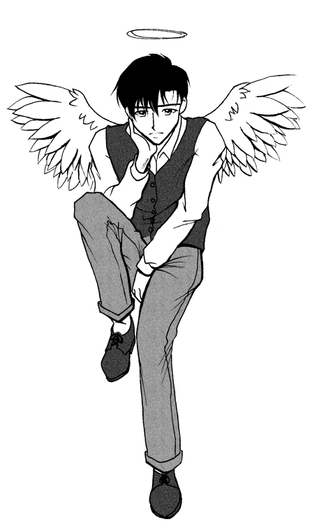 More guys with angel wings...