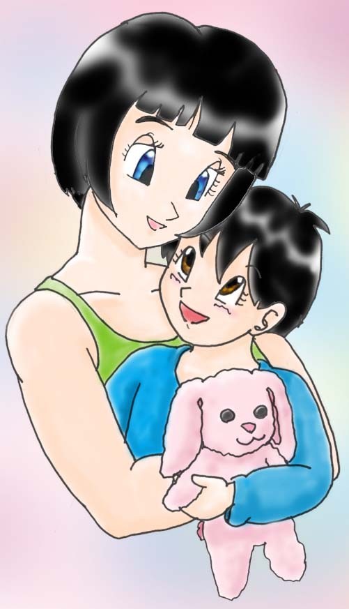 Baby Pan and Videl