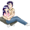 Gohan and Videl awww