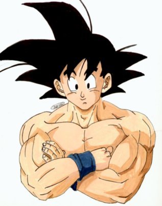 Bare Chest Goku