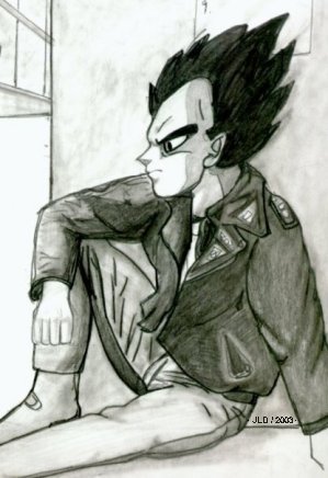 Contemplating Vegeta