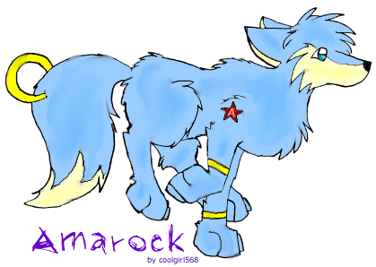 Amarock, running free! XD