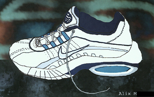 A Drawing of My . . . Shoe