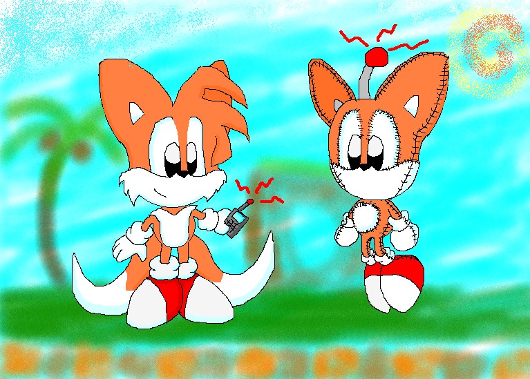 Tails and Tails robo Plushie