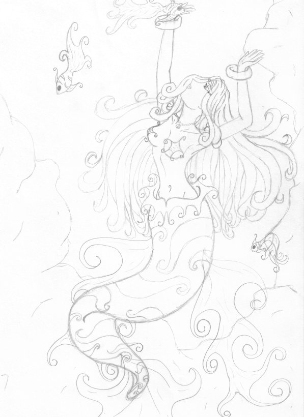 Mermaid picture for teacher