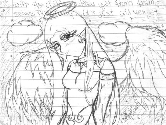 Elven Angel character