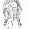 Jessy in a dress inked