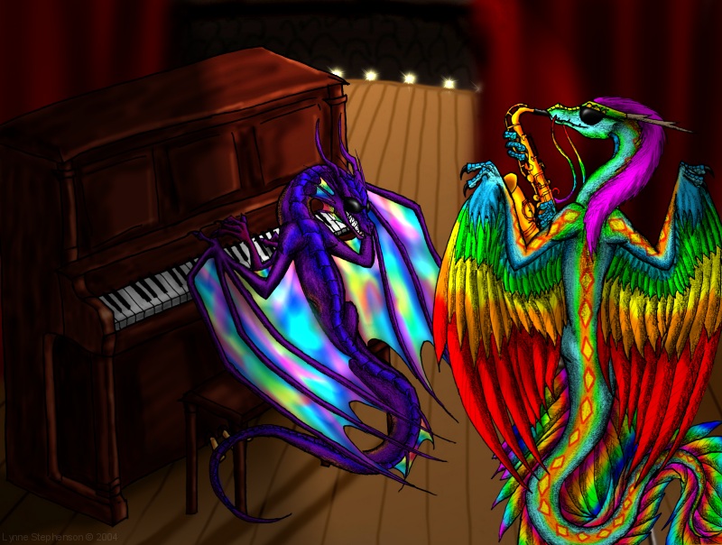 Blues Dragons Playin' the Rainbows