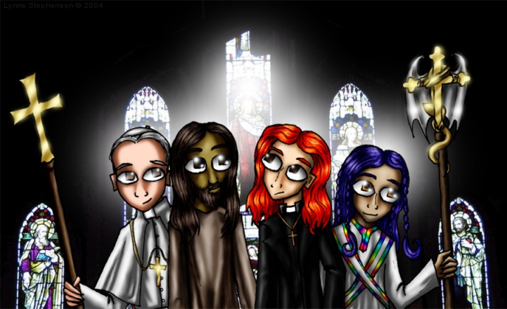 The Pope, the Messiah, the Red Priest, and... o.o