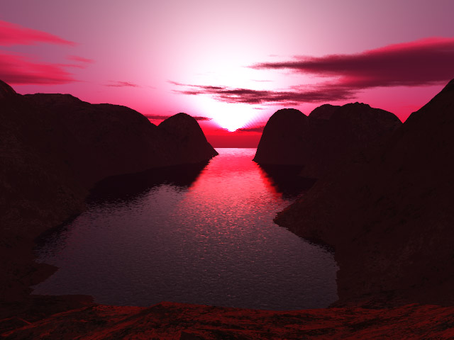 Red sunset