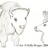 Bison and Deer