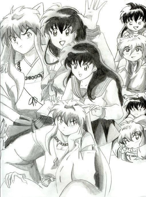 If all guys had those ears.... ~Inu Yasha and Kagome~