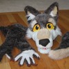 Grey Wolf Partial Suit