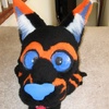 'Halloween Cat' fursuit head