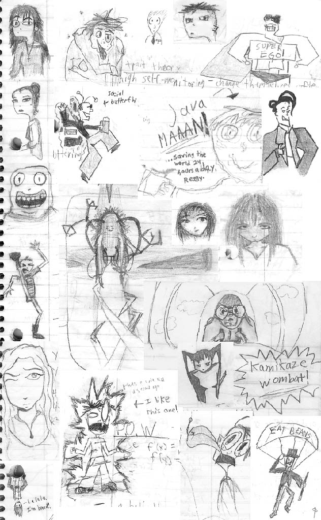 Kat's Sketchbook #10: ATTACK OF THE DOODLES!