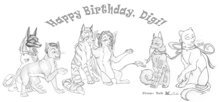 Happy Belated B-day to Digi!