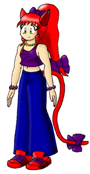 colored 3/4 Katalynn for Model Sheet - Feb/2002