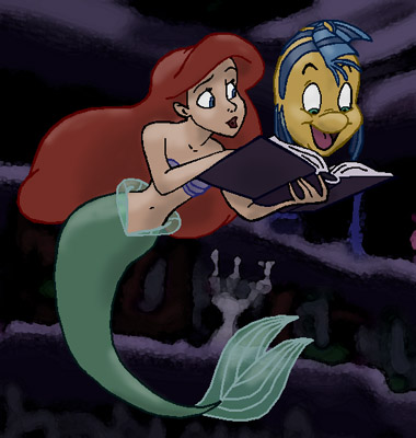 Ariel and Flounder