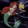 Ariel and Flounder