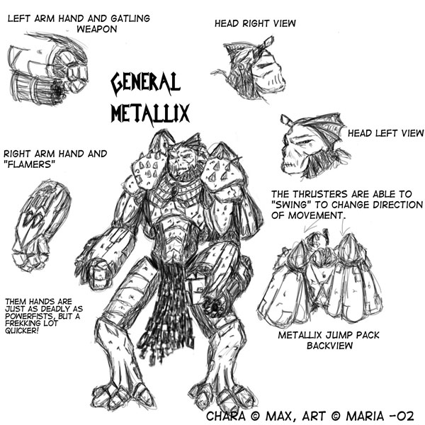 General Metallix Model Sheet