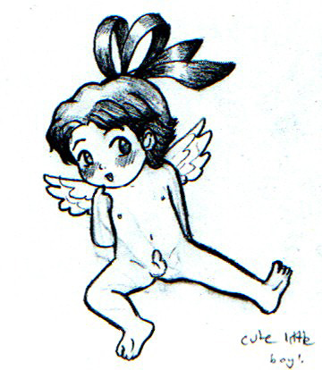 Cute little angel boy!