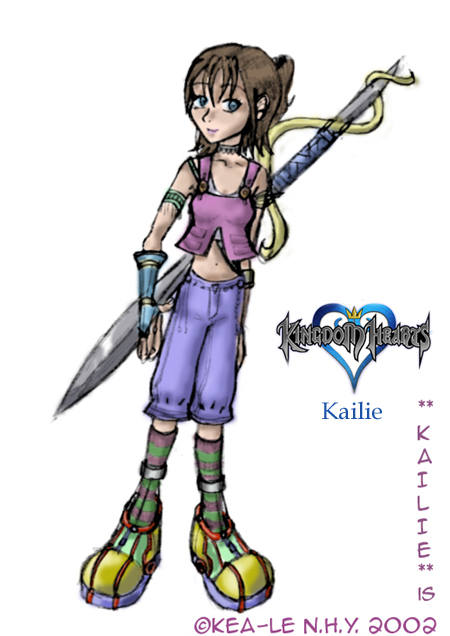 my new kingdom hearts char, Kailie