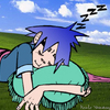 MY 2-D!! SLEEPING!! KAWWAAAII