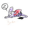 Awww...sleepy Aky...