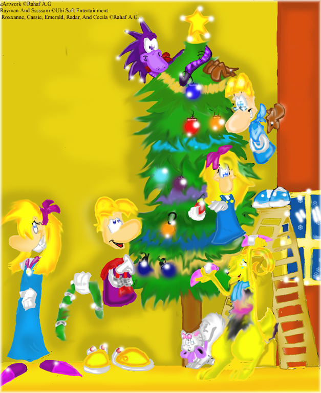 Rayman -Xmas Scene