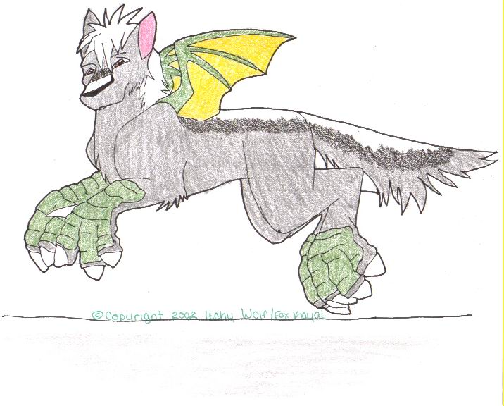 Drahk-Wirn = Dragon Wolf