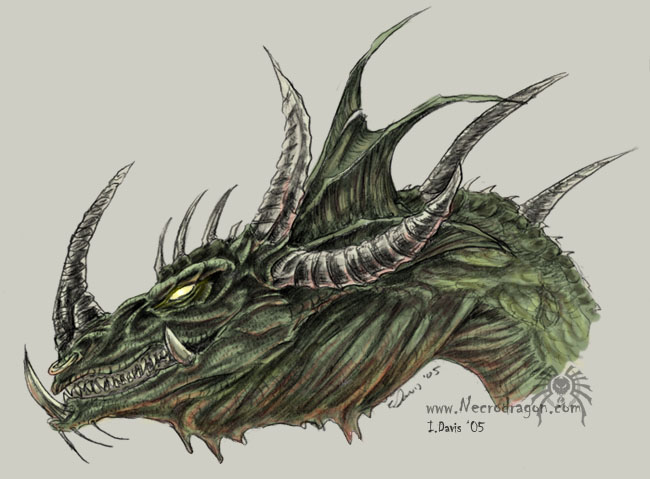 Green Dragon Head