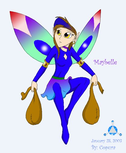 Maybelle the Morning Glory Fairy