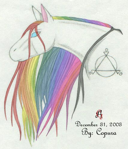 Rainbow Horse